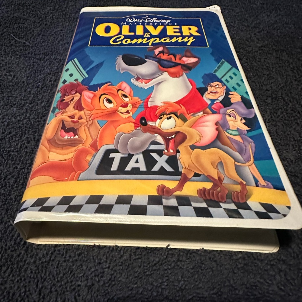 Olivers Black VHS Tape in Clamshell Case